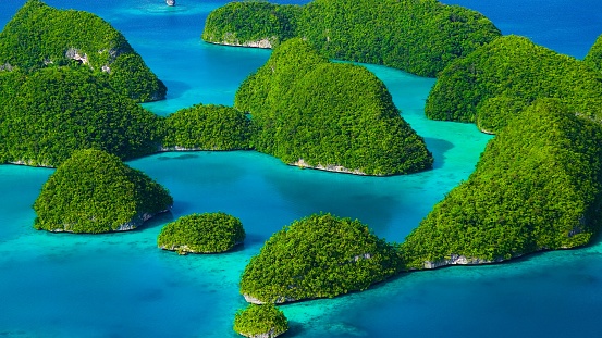 beautiful rock islands of palau