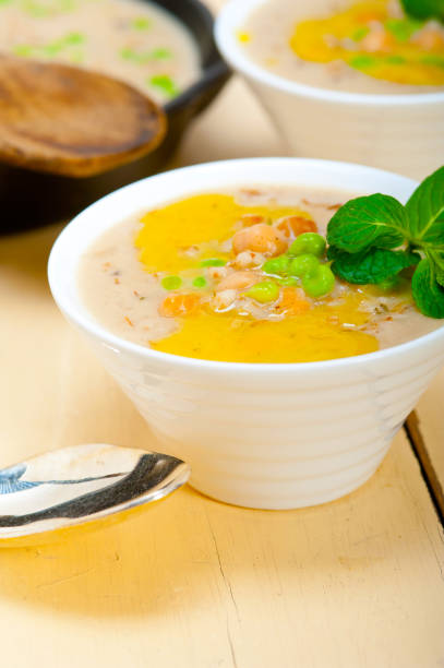 istock Hearty Middle Eastern Chickpea and Barley Soup 1367390100