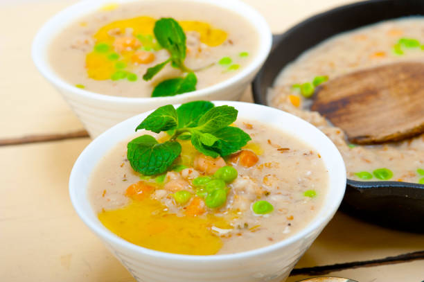 istock Hearty Middle Eastern Chickpea and Barley Soup 1367390106