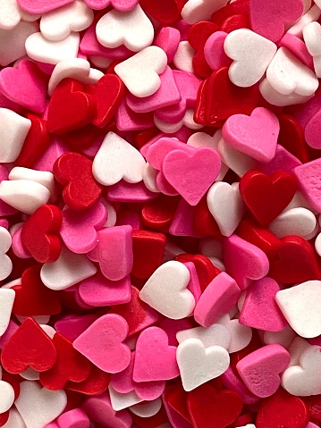Valentine’s Day sweet candy hearts