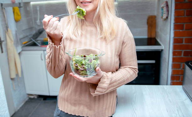 istock Fresh green salad bowl is always good 1367394207