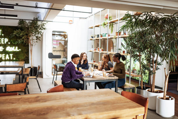 istock Multi-ethnic business team having meeting in the office 1367395318