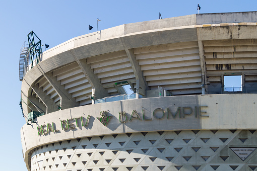 Seville, Andalusia, Spain; January 7th 2021: Football stadium of Real Betis Balompié of the Spanish first division. Benito Villamarin stadium in the Spanish football championship known as LaLiga.