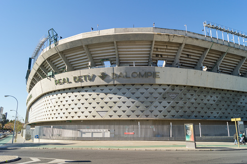 Seville, Andalusia, Spain; January 7th 2021: Football stadium of Real Betis Balompié of the Spanish first division. Benito Villamarin stadium in the Spanish football championship known as LaLiga.