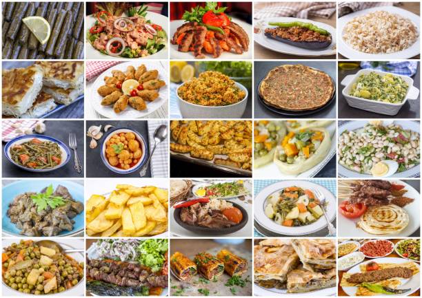 istock Traditional delicious Turkish foods collage 1367397193