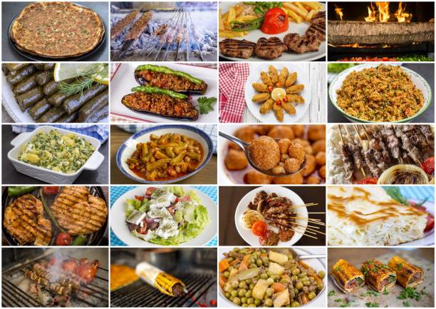 istock Traditional delicious Turkish foods collage 1367397252