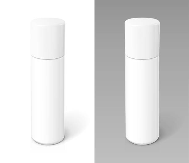 istock Spray can for gel, deodorant. Cosmetology, body care. Vector illustration. 1367397497