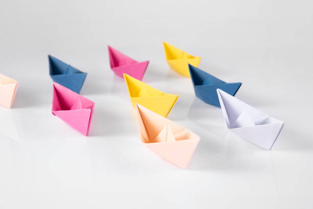 istock Paper Boats 1367399495