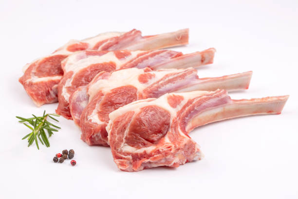 생 양갈비, 음식 컨셉 사진 - lamb photography color image horizontal 뉴스 사진 이미지