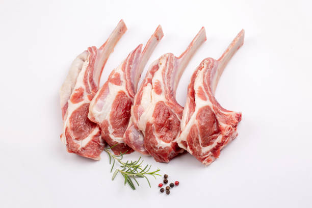 istock Raw lamb chop, food concept photo 1367399539