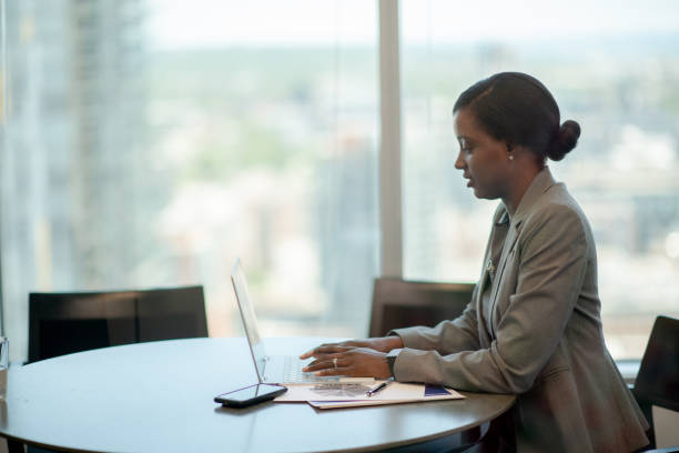istock Female Business Professional Working 1367400876