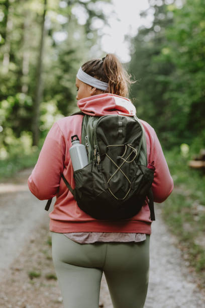 istock An Overweight Woman Backpacking During Her Holidays 1367402723