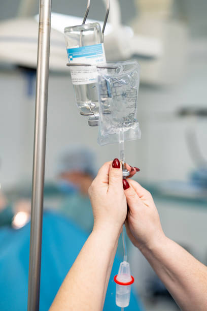 istock Dropper for administering anesthesia to patient before surgery 1367405254