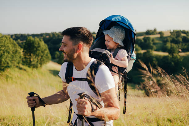 istock Exciting Hiking Trip for Father and his Young Daughter 1367408449