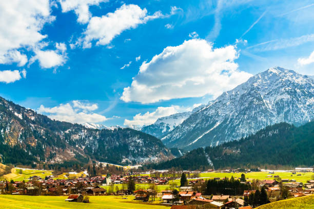 Landscape around Bad Hindelang, Bavaria, Germany. High quality photo