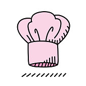 istock Chef Hat Doodle 6 1367412484