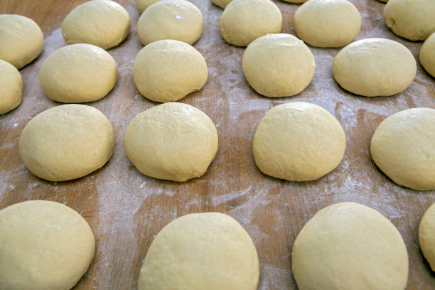istock Dough in fermentation to make sweet braided bread 1367413416