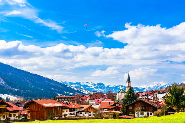 Landscape around Bad Hindelang, Bavaria, Germany. High quality photo