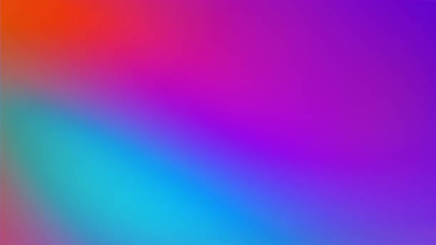 Vivid Colors Ultra Violet Gradient Blurred Motion Abstract Background Vivid Colors Ultra Violet Gradient Blurred Motion Abstract Background, Horizontal, Widescreen orange teal gradient stock illustrations