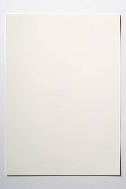 istock Isolated shot of blank white paper on white background 136741976