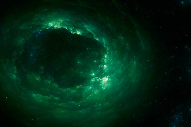 weltraumgalaxien-nebelhintergrund - fractal nebula infinity backgrounds stock-grafiken, -clipart, -cartoons und -symbole