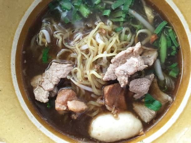 istock blood noodle food on table 1367445884