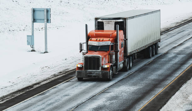 istock Trucking In Winter 1367448170