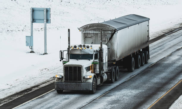 istock Trucking In Winter 1367448172