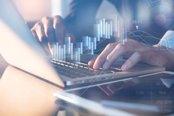 istock Business and stock market analysis 1367451219
