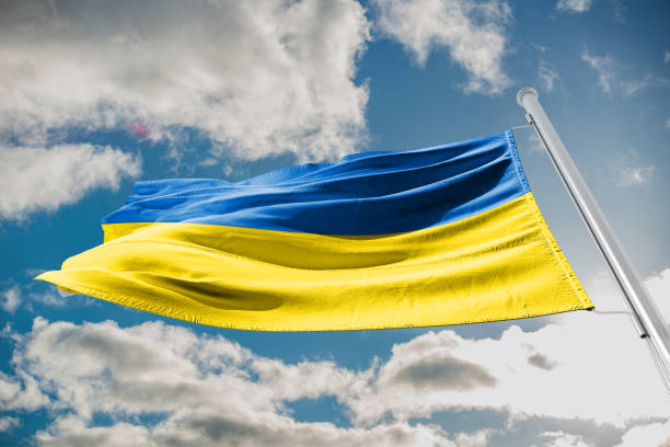 istock Ukraine Russia flags 2022 stop wars 1367464591
