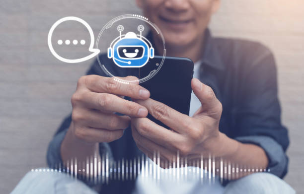 Chatbot assistant, Ai Artificial Intelligence stock photo