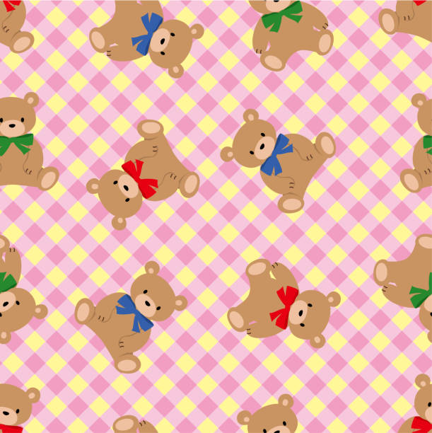 12,700+ Teddy Bear Wallpaper Stock Illustrations, Royalty-Free Vector ...