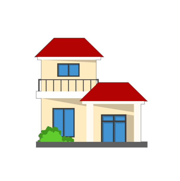 istock Simple house flat icon isolated on white background, building or places concept sign and symbol vector illustration. 1367474455
