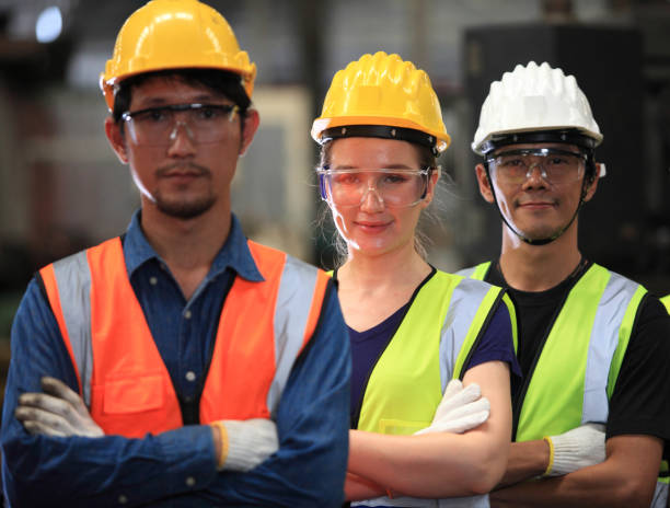 istock engineer team  full skill quality for maintenance and training  in industry factory worker , warehouse Workshop for factory operators, mechanical engineering team production. 1367480984