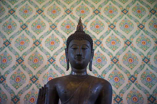Buddha Statue in the Wat Traimit Temple, Bangkok, Thailand