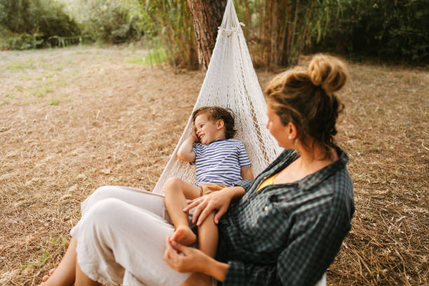 istock Relaxing moments in a hammock 1367486147