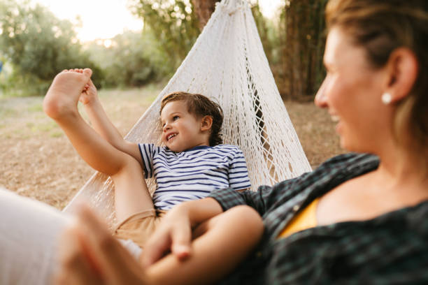 istock Relaxing moments in a hammock 1367486163