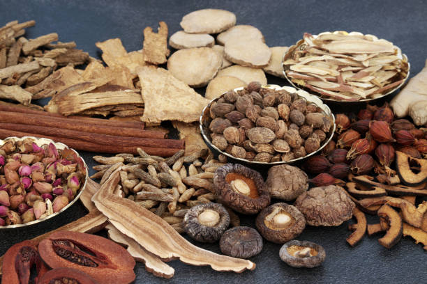 istock Traditional Chinese Medicinal Herbs and Spice Ingredients 1367488627