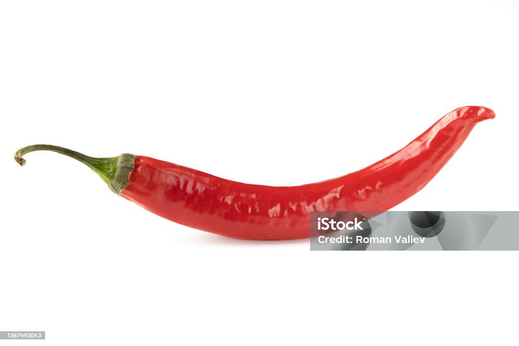 Chili pepper isolated Red chili pepper isolated on white background Chili Pepper Stock Photo