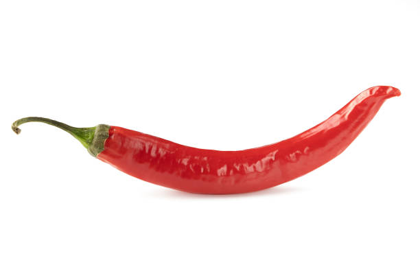Chili pepper isolated Red chili pepper isolated on white background chili con carne photos stock pictures, royalty-free photos & images