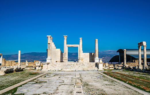 Laodikeia is one of the important archaeological remains for the region along with Hierapolis (Pamukkale) and Tripolis in Turkey
