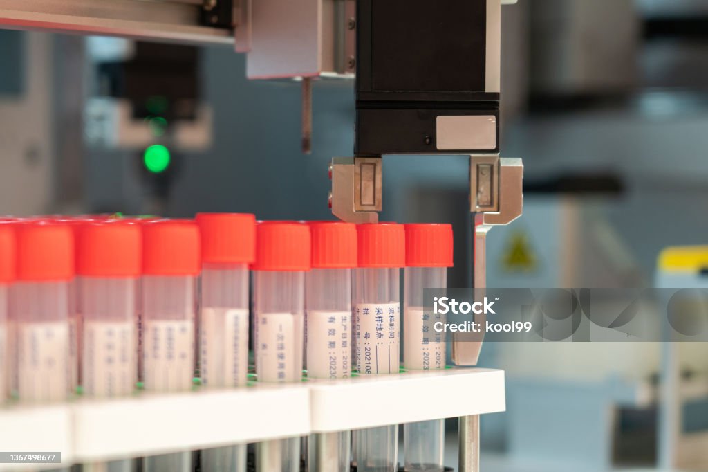 Blood Sample Inversion Machine Blood Sample Analyze Machine Stock Photo - Download Image Now - Blood ...