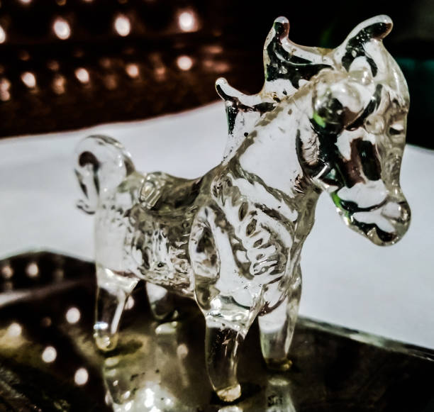 istock A glass made horse. 1367500257