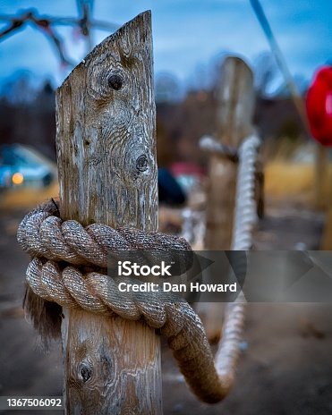 istock Rope on a post 1367506092