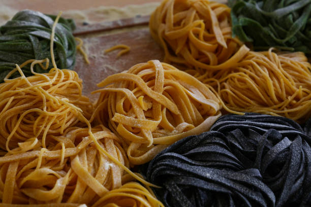 istock Cooking traditional Italian tagliatelle pasta 1367512795