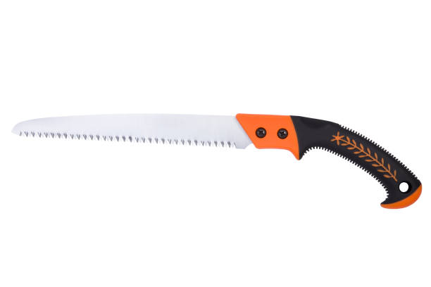 istock Gardening saw on a white background 1367515396