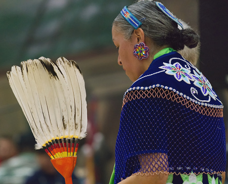 This Powwow was celebrated in Surrey, British Columbia 11 March 2018. Powwow is a gathering of First Nations communities to honour their culture, share, respect, dance and drum. Their heritage is respected by all ages.e, share, respect, dance and drum. Their heritage is respected by all ages and the general public is invited to attend.