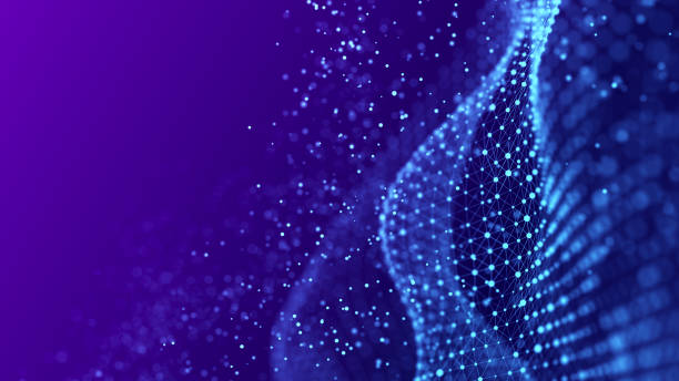 istock Abstract wave of musical sounds. Smooth information transfer. 3D rendering. 1367523269