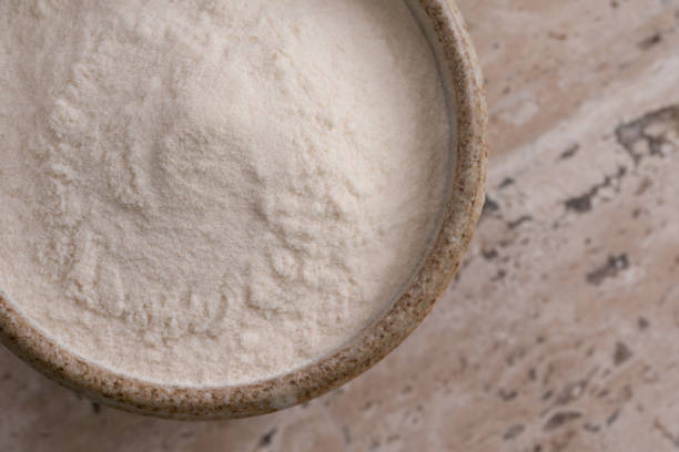 Xanthan Gum in a Bowl stock photo