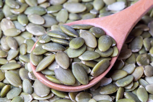 istock Pumpkin seeds have a very high nutritional value 1367537724
